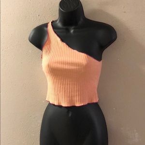 1 Shoulder Crop Top